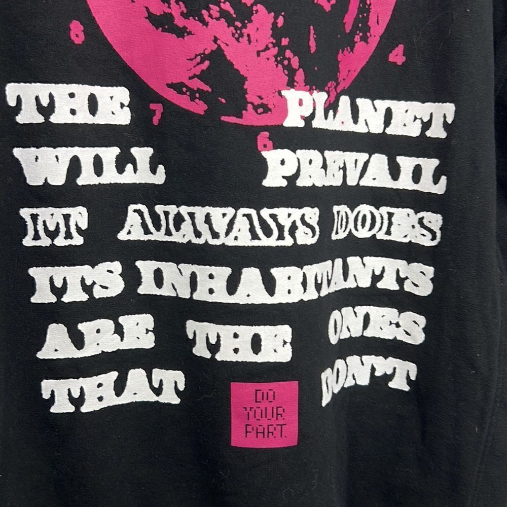 CHNGE Black Earth Day graphic Sweatshirt size M EUC - Picture 7 of 11